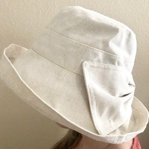 Brand New CACUSS Foldable Brim Bowknot Sun Hat
